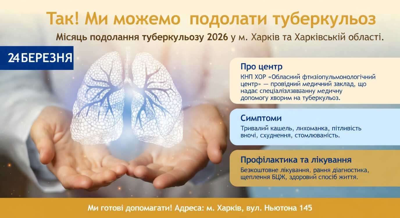 «ТАК! МИ МОЖЕМО ПОДОЛАТИ ТУБЕРКУЛЬОЗ. ЛІДЕРСТВО – ЗА ДЕРЖАВОЮ, СИЛА – В ГРОМАДАХ»