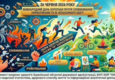 26 червня — Міжнародний день боротьби зі зловживанням наркотиками й їхнім незаконним обігом